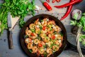 Shrimps Sauteed with Fresh Herbs