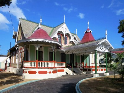 Boissiere House, Port of Spain, Trinidad jigsaw puzzle in Street View ...