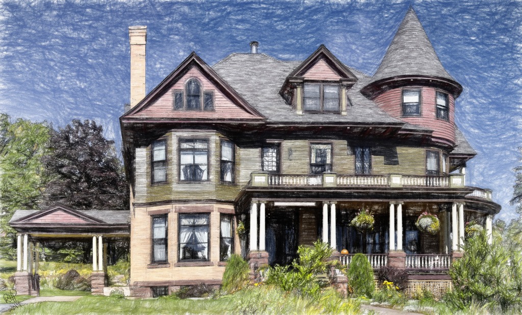 Maison Victorienne à Bayfield, Wisconsin jigsaw puzzle in Paysages urbains puzzles on TheJigsawPuzzles.com