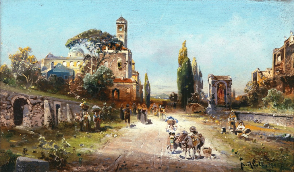 Appian Way, Rome jigsaw puzzle in Piece of Art puzzles on TheJigsawPuzzles.com