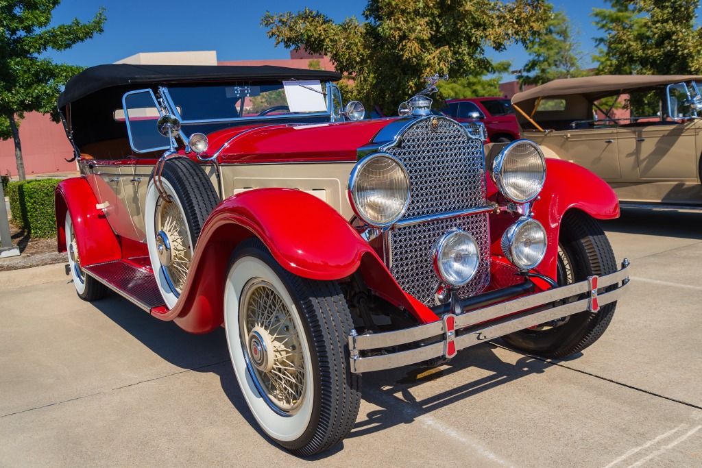 Annual Classic Car Show, Westlake TX jigsaw puzzle in Cars & Bikes puzzles on TheJigsawPuzzles.com