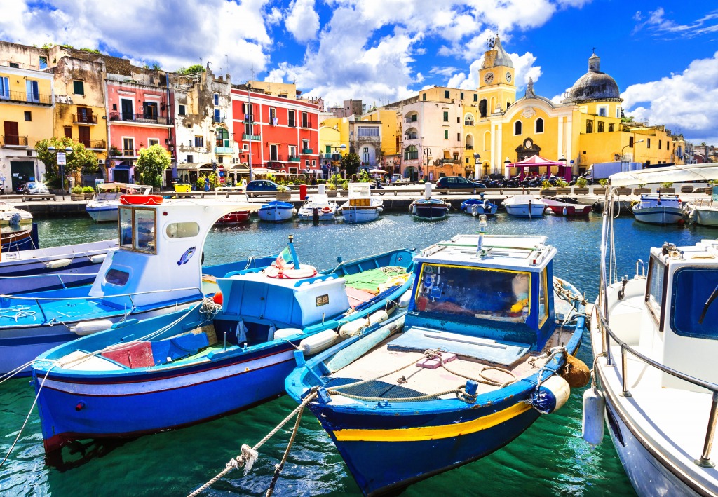 Insel Procida, Italien jigsaw puzzle in Puzzle des Tages puzzles on TheJigsawPuzzles.com