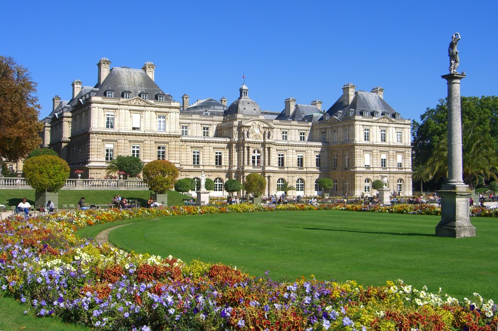 Palais du Luxembourg in Paris jigsaw puzzle in Schlösser puzzles on TheJigsawPuzzles.com