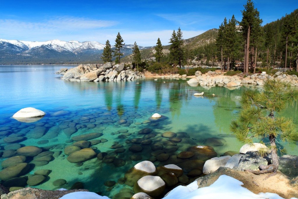 Lake Tahoe, Sierra Nevada jigsaw puzzle in Great Sightings puzzles on TheJigsawPuzzles.com