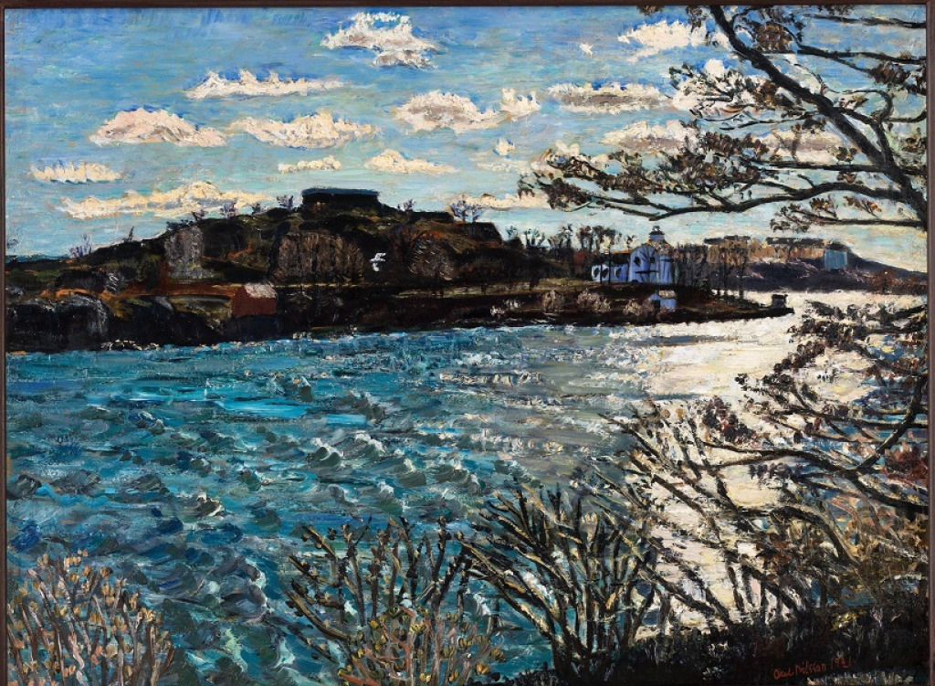 'Vårbrytning' (Arrival Of Spring) ~ Axel Nilsson  (Swedish, 1889-1981) jigsaw puzzle in Doug Hickey puzzles on TheJigsawPuzzles.com