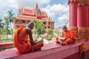 Young Buddhists in Bac Lieu, Vietnam