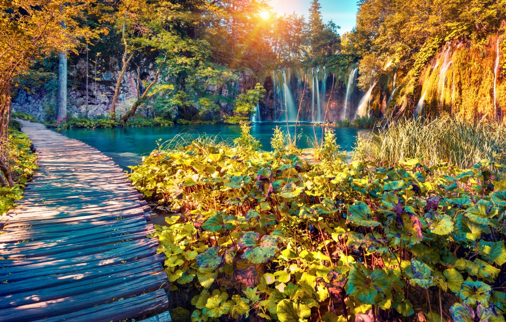 Plitvice Lakes National Park, Croatia jigsaw puzzle in Waterfalls puzzles on TheJigsawPuzzles.com