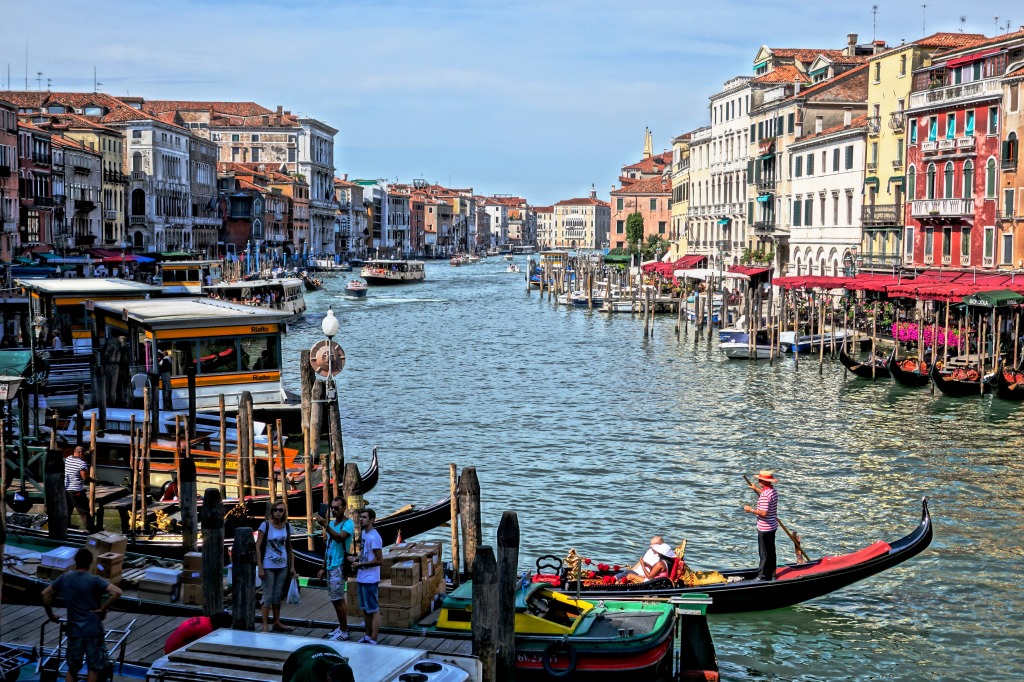 Grand Canal, Venice jigsaw puzzle in Street View puzzles on TheJigsawPuzzles.com