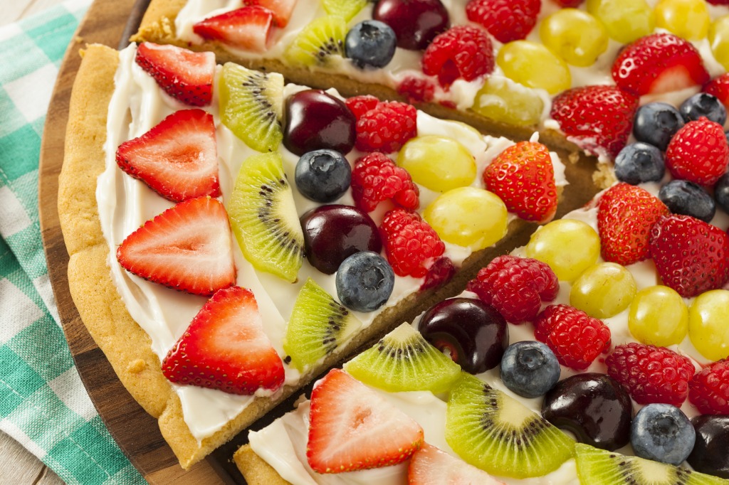 Fruit Pizza jigsaw puzzle in Fruits & Veggies puzzles on TheJigsawPuzzles.com