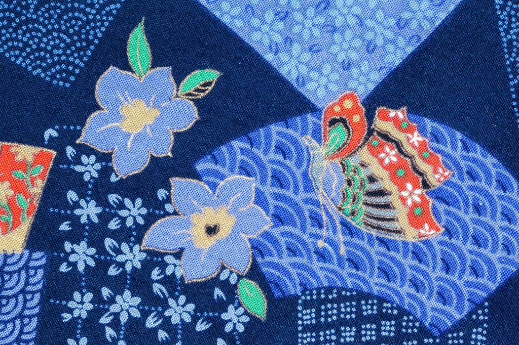 Japanese Patterned Fabric jigsaw puzzle in Handmade puzzles on TheJigsawPuzzles.com