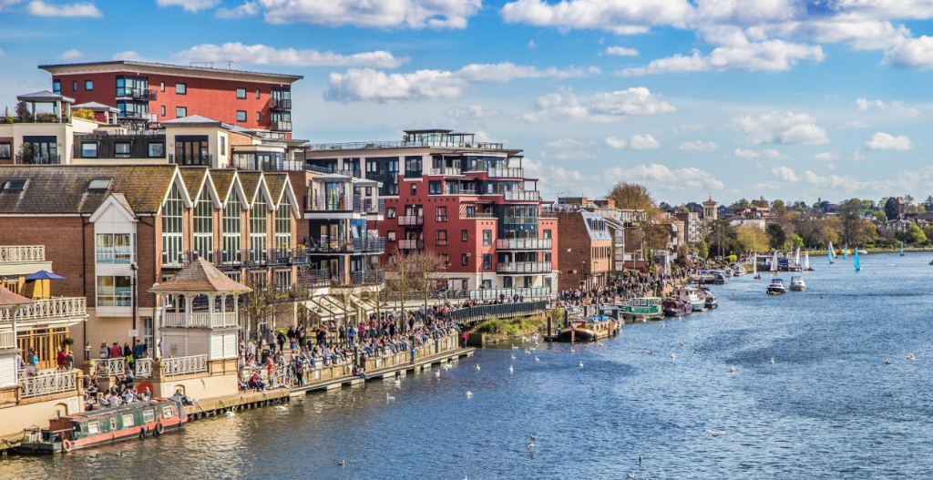 Kingston upon Thames riverside jigsaw puzzle in mark james puzzles on TheJigsawPuzzles.com