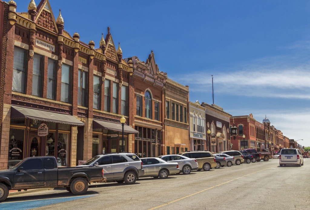 Downtown Guthrie, Oklahoma jigsaw puzzle in Street View puzzles on TheJigsawPuzzles.com