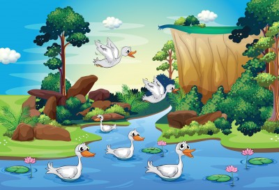 A Group of Ducks jigsaw puzzle in Animals puzzles on TheJigsawPuzzles.com