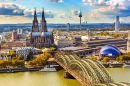 Aerial View of Cologne, Germany
