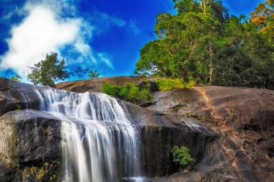 Telaga Tujuh Waterfalls, Malaysia jigsaw puzzle in Waterfalls puzzles ...