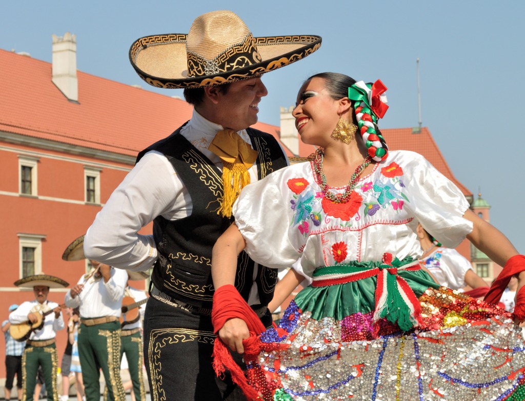 Mexican Folklore Band in Poland jigsaw puzzle in People puzzles on TheJigsawPuzzles.com