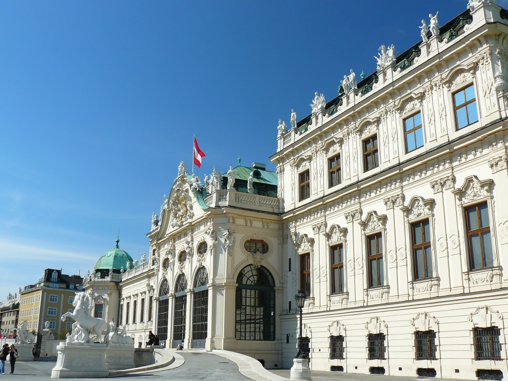 Palácio de Belvedere, Viena, Áustria jigsaw puzzle in Castelos puzzles on TheJigsawPuzzles.com