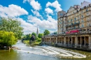 View from the Pulteney Bridge in Bath