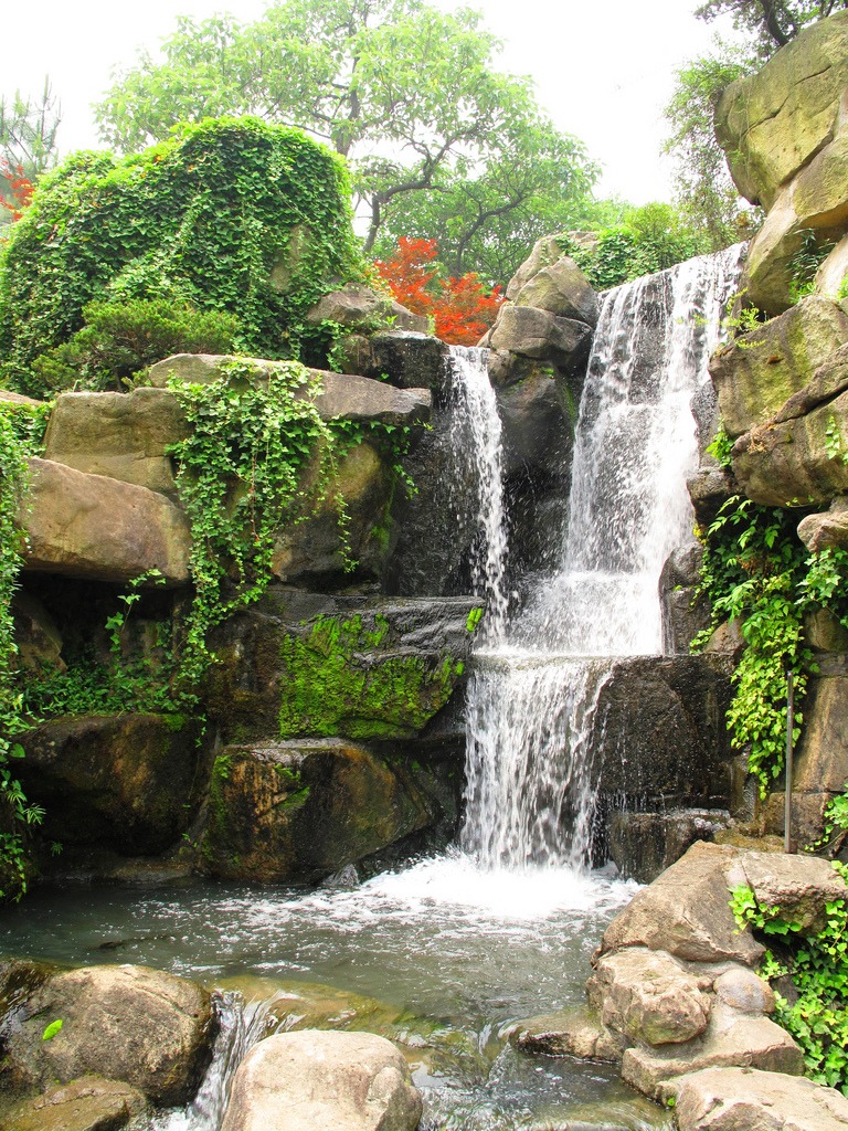 West Lake Waterfall jigsaw puzzle in Waterfalls puzzles on TheJigsawPuzzles.com