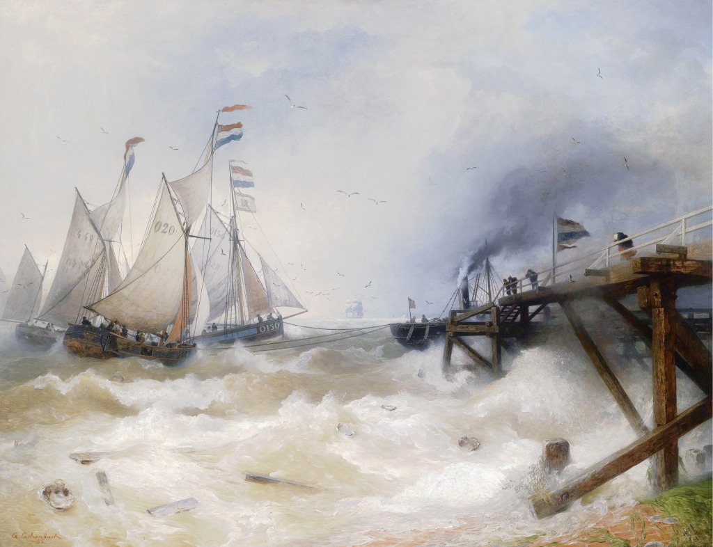 Rough Seas jigsaw puzzle in Piece of Art puzzles on TheJigsawPuzzles.com