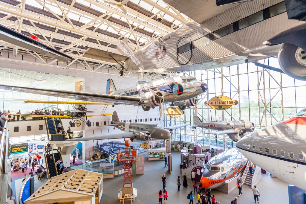 National Air and Space Museum, Washington DC jigsaw puzzle in Luftfahrt puzzles on TheJigsawPuzzles.com