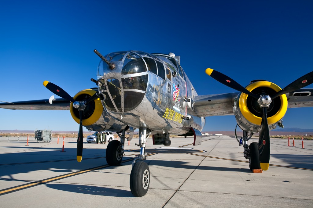 North American B-25 Mitchell jigsaw puzzle in Aviation puzzles on TheJigsawPuzzles.com