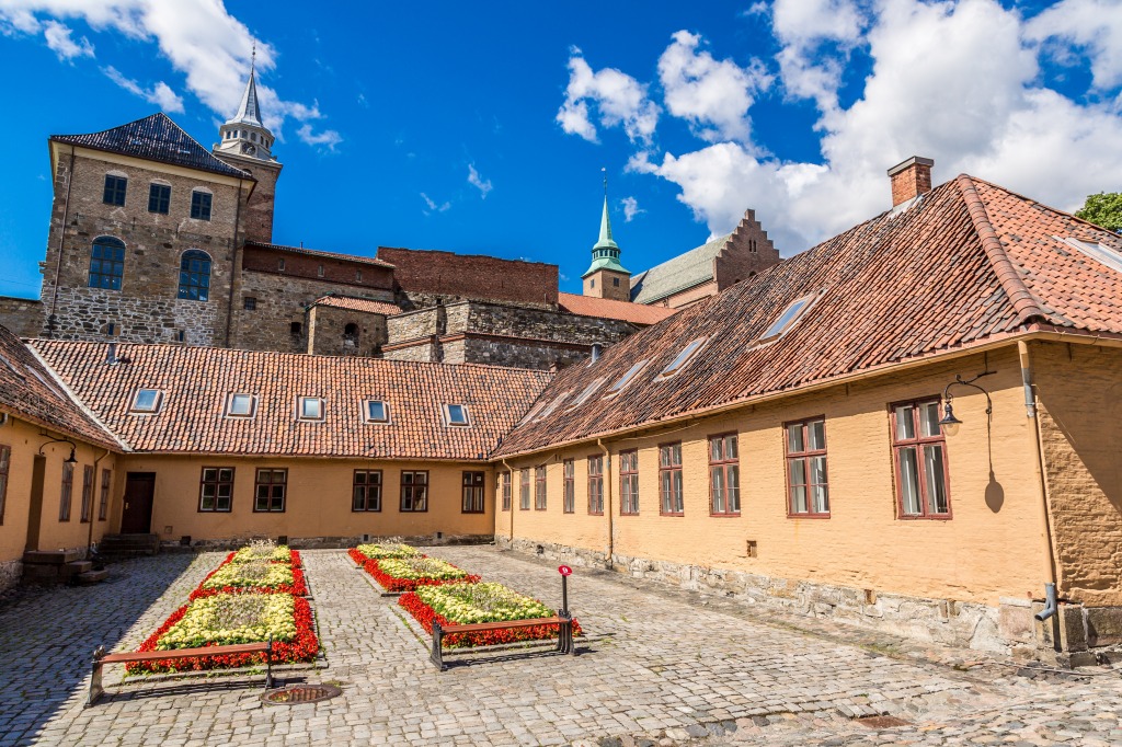 Akershus Fortress, Oslo, Norway jigsaw puzzle in Castles puzzles on TheJigsawPuzzles.com