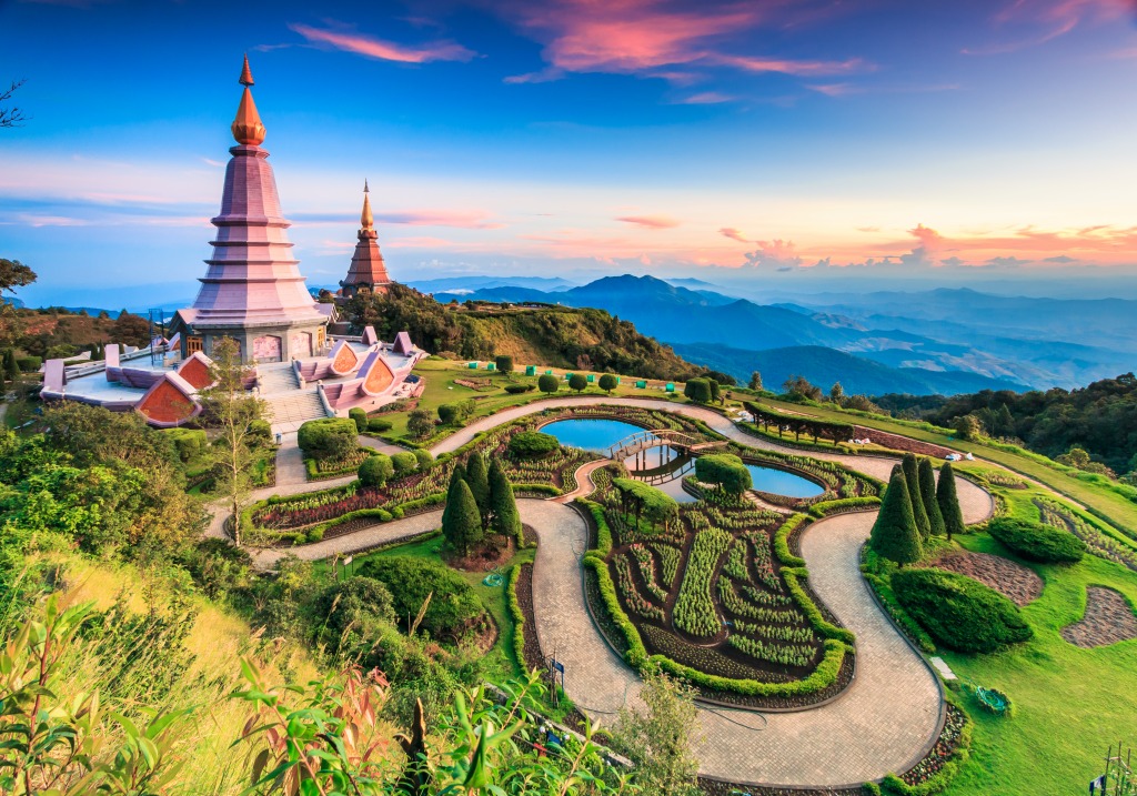 Doi Inthanon National Park, Thailand jigsaw puzzle in Great Sightings puzzles on TheJigsawPuzzles.com