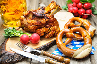 Roasted Oktoberfest Pork Knuckle jigsaw puzzle in Food & Bakery puzzles ...