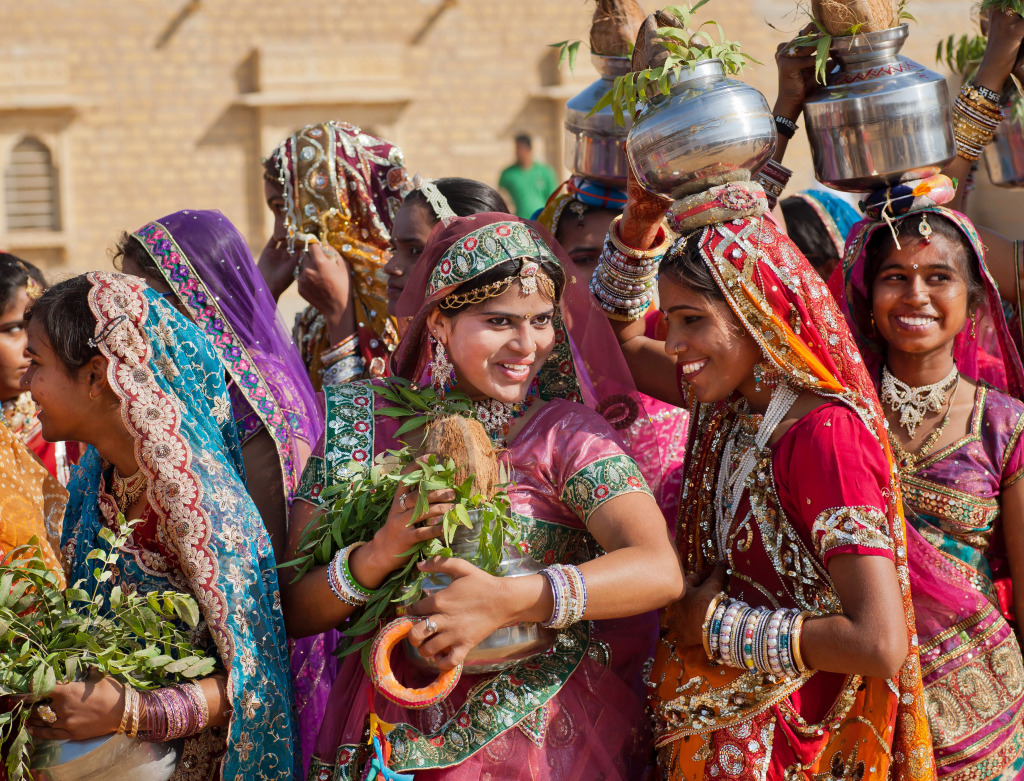 Desert Festival of Rajasthan jigsaw puzzle in People puzzles on TheJigsawPuzzles.com