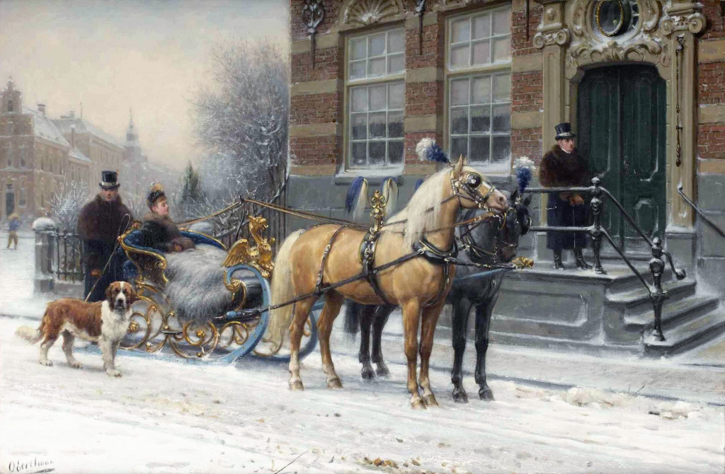 The Royal Sleigh Ride jigsaw puzzle in Piece of Art puzzles on TheJigsawPuzzles.com