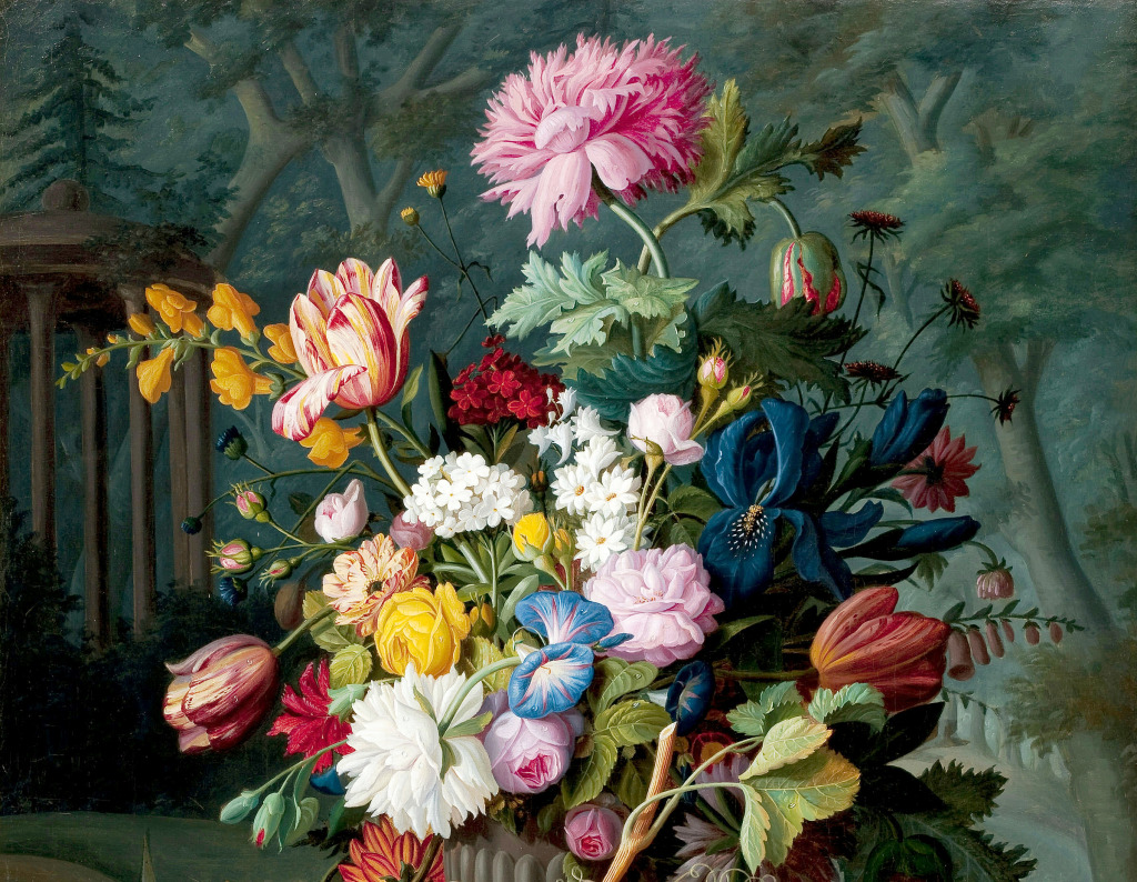 Still Life with Flowers jigsaw puzzle in Flowers puzzles on TheJigsawPuzzles.com
