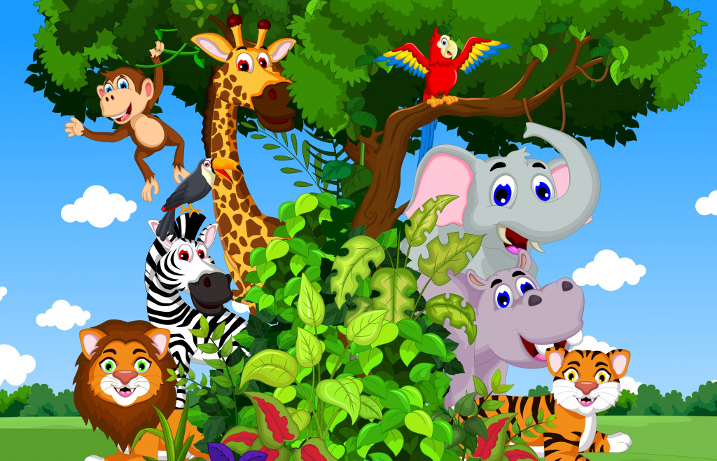 Des animaux marrants jigsaw puzzle in Animaux puzzles on TheJigsawPuzzles.com