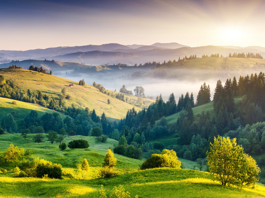 Carpathian Mountains, Ukraine jigsaw puzzle in Great Sightings puzzles ...