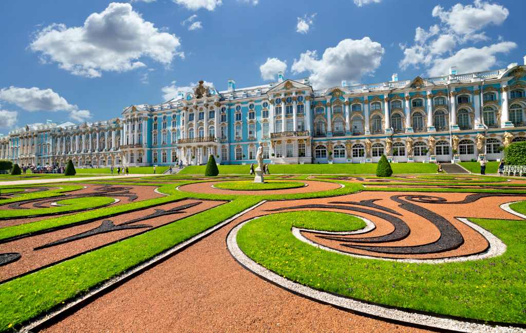 Musée Peterhof, Saint-Pétersbourg, Russie jigsaw puzzle in Châteaux puzzles on TheJigsawPuzzles.com
