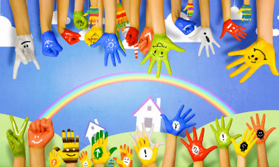 Colorful Hands jigsaw puzzle in Puzzle of the Day puzzles on ...