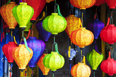 Silk Lanterns in Hoi An City, Vietnam jigsaw puzzle in Handmade puzzles ...