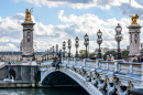 Alexandre III Bridge in Paris