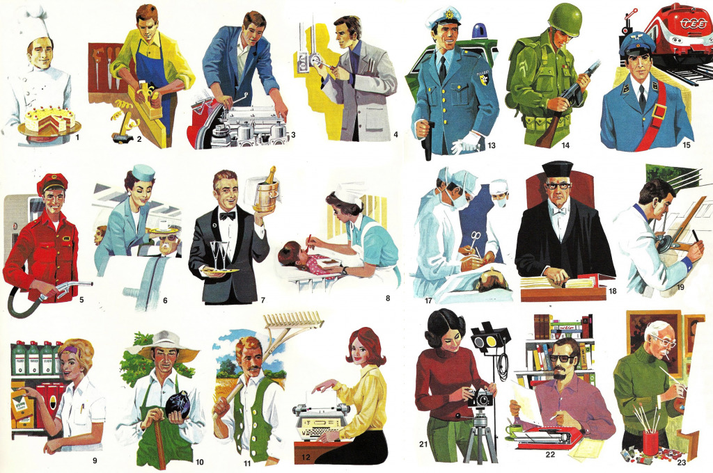 Many Jobs to Do jigsaw puzzle in People puzzles on TheJigsawPuzzles.com