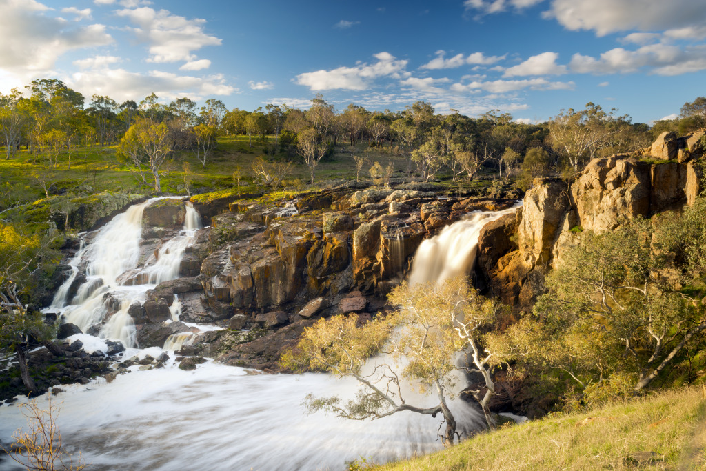 Nigretta Falls, Western Victoria, Australia jigsaw puzzle in Waterfalls puzzles on TheJigsawPuzzles.com