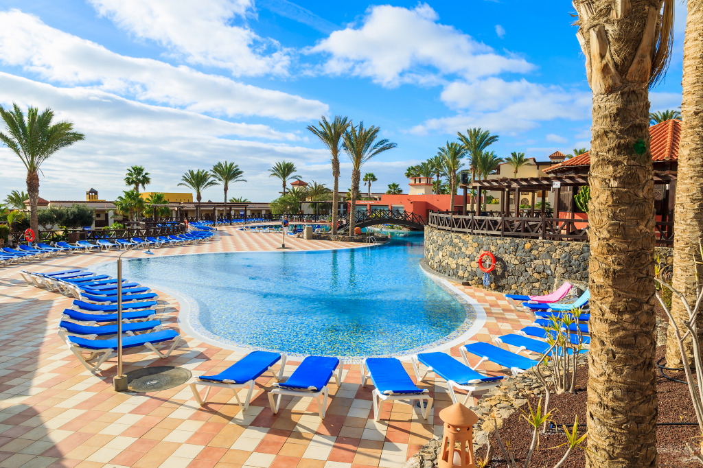 Fuerteventura Island Hotel jigsaw puzzle in Puzzle of the Day puzzles on TheJigsawPuzzles.com