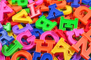 Plastic Alphabet Letters