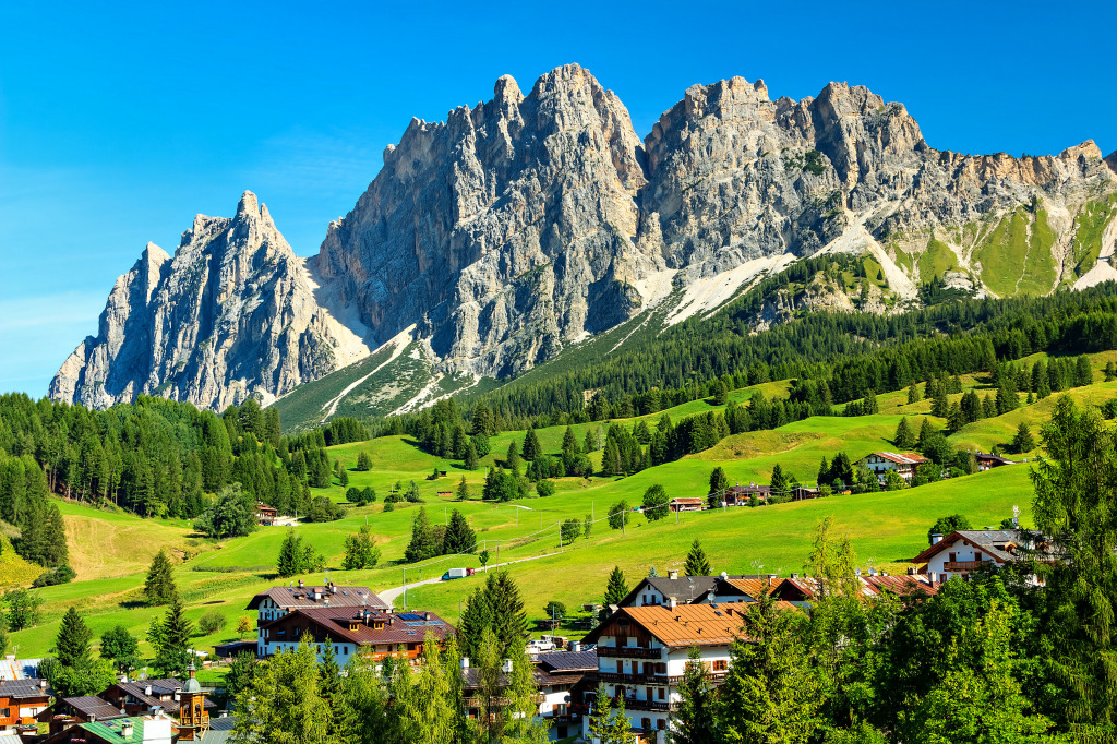 Alpine Resort in South Tyrol, Italy jigsaw puzzle in Great Sightings puzzles on TheJigsawPuzzles.com