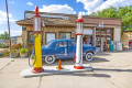 Retro Filling Station on Route 66