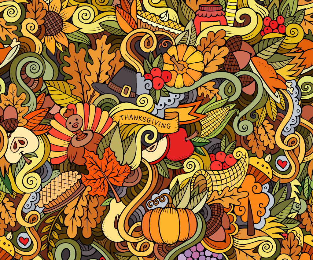 Happy Thanksgiving Day! jigsaw puzzle in Puzzle of the Day puzzles on TheJigsawPuzzles.com