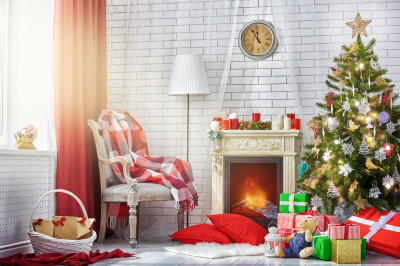 Living Room Decorated for Christmas jigsaw puzzle in Christmas & New ...