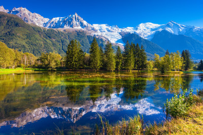 Early Autumn in Chamonix, France jigsaw puzzle in Puzzle of the Day ...