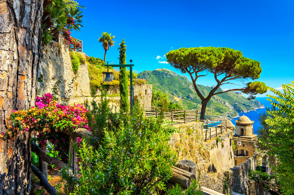 Villa Rufolo, Amalfi Coast, Italy jigsaw puzzle in Great Sightings puzzles on TheJigsawPuzzles.com