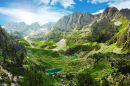 Mountain Lakes in Albanian Alps