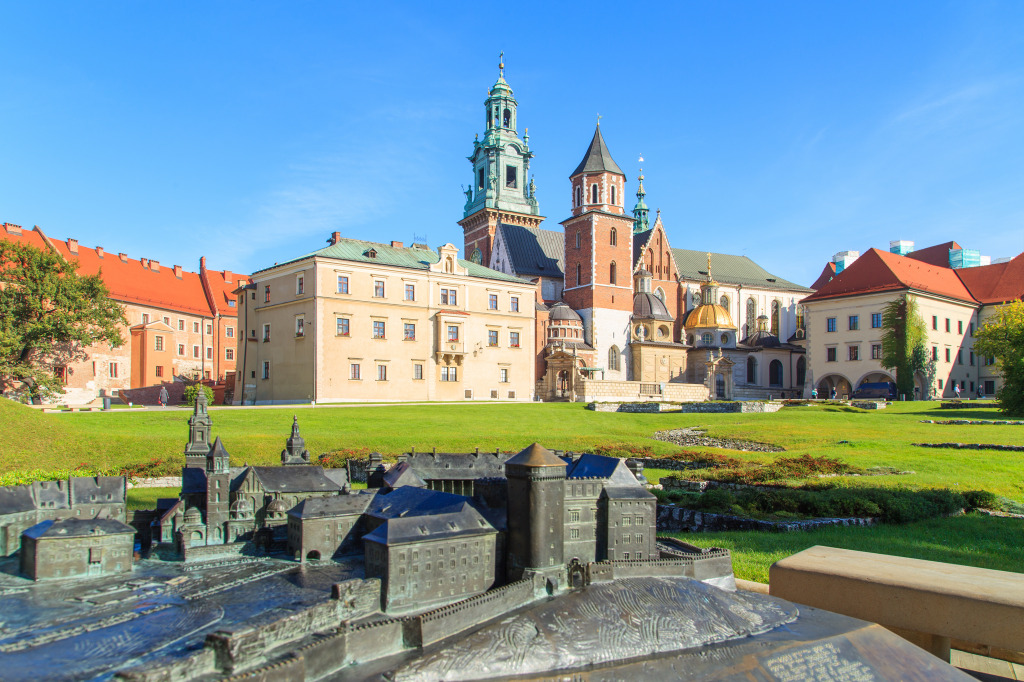 Castelo de Wawel em Cracóvia, Polônia jigsaw puzzle in Castelos puzzles on TheJigsawPuzzles.com